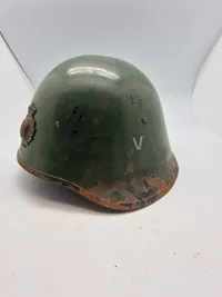 Original dansk M/23 hjelm - er overmalet