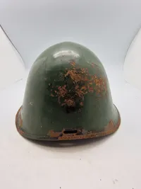 Original dansk M/23 hjelm - er overmalet