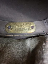 Original dansk M/23 hjelm - er overmalet