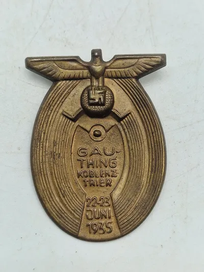 Original Storttysk TINNIE GAU THING-KOBLENZ-TRIER 1935