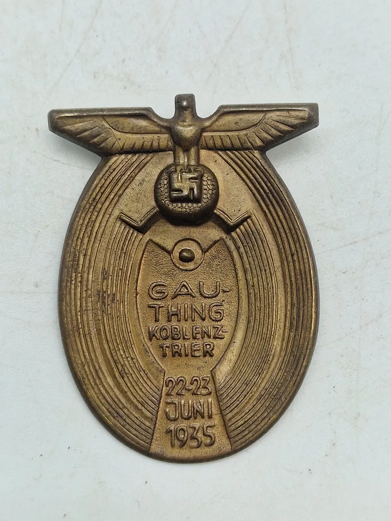 Original Storttysk TINNIE GAU THING-KOBLENZ-TRIER 1935