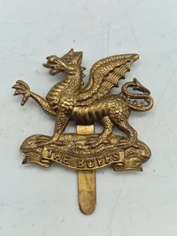 Originale WW2 mærker fra Fra Dansker regimentet  “The Buffs”(Royal East Kent Regiment) bla. de sjældne revers mærker