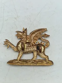 Originale WW2 mærker fra Fra Dansker regimentet  “The Buffs”(Royal East Kent Regiment) bla. de sjældne revers mærker
