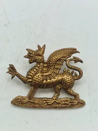 Originale WW2 mærker fra Fra Dansker regimentet  “The Buffs”(Royal East Kent Regiment) bla. de sjældne revers mærker