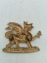 Originale WW2 mærker fra Fra Dansker regimentet  “The Buffs”(Royal East Kent Regiment) bla. de sjældne revers mærker