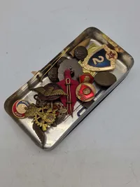Lot diverse pins og nåle