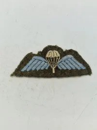 Sjælden original engelsk faldskærmsvinge - ww2