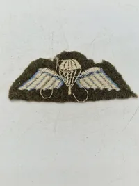 Sjælden original engelsk faldskærmsvinge - ww2