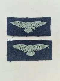 Sæt originale Royal Air Force Eagle badge WW2