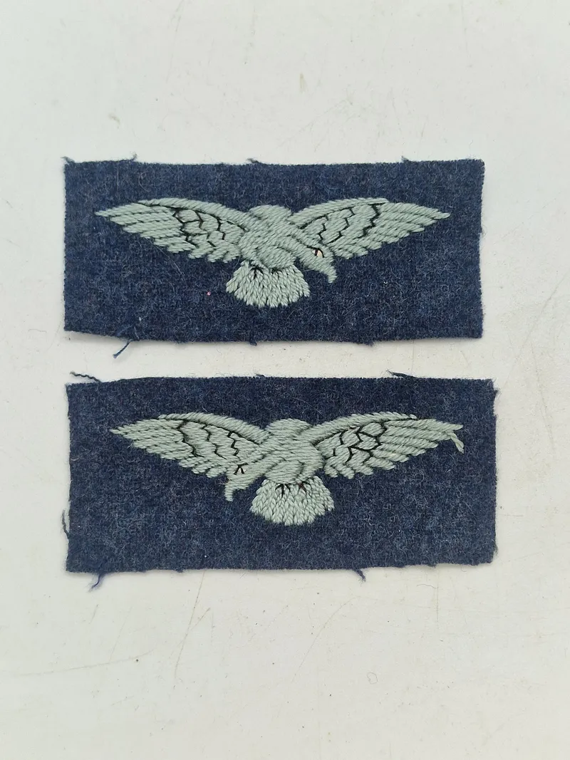 Sæt originale Royal Air Force Eagle badge WW2