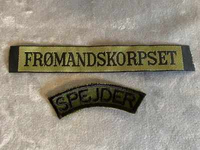 Lot originalt Frømandskorps