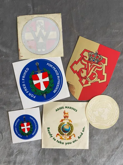 Lot militære klistermærker
