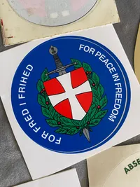 Lot militære klistermærker