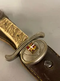 Original svensk WW2 dagger “Den svenska permissionsbajonetten” - anvendt af dansk brigademand