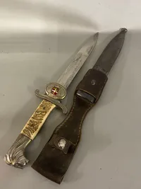 Original svensk WW2 dagger “Den svenska permissionsbajonetten” - anvendt af dansk brigademand