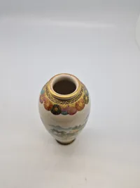Original Japansk Satsuma ware (薩摩焼, Satsuma-yaki) signerert