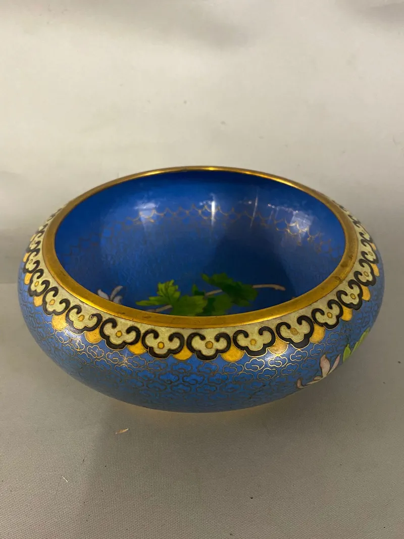 kinesisk cloisonne Skål