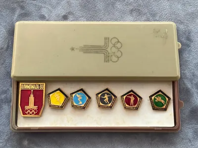 USSR sæt olympiade med tilhørende æske