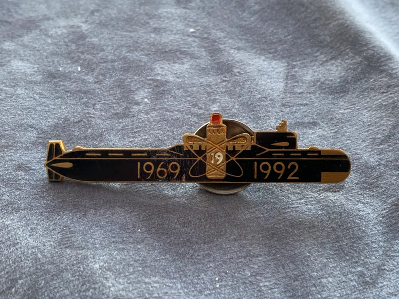USSR badge for sejlads med atomudbåd