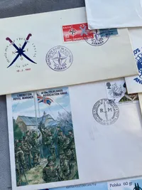 Samling Nato breve og førstedagskuverter