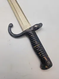 Original fransk Chassepot model 1866 bajonet