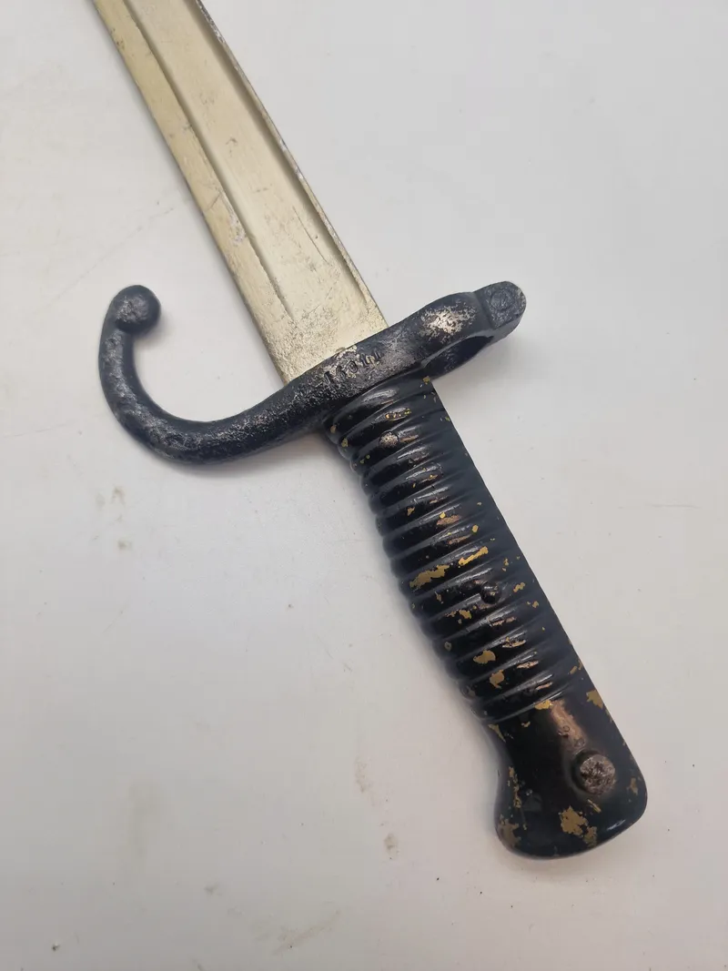 Original fransk Chassepot model 1866 bajonet