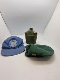 Diverse originale militære effekter