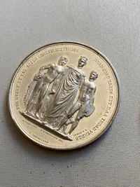 Original dansk medalje fra 1888