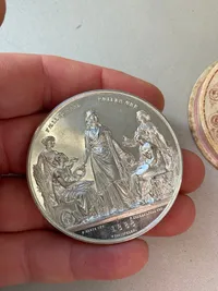 Original dansk medalje fra 1888