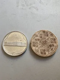Original dansk medalje fra 1888