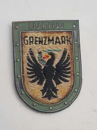 Originalt tysk WHW skjold “Grenzmark”