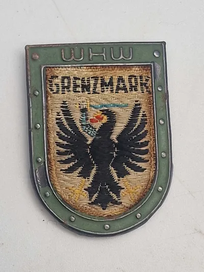 Originalt tysk WHW skjold “Grenzmark”
