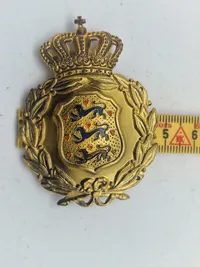 Orignalt skjold anvendt af den danske brigade i Sverige