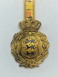 Orignalt skjold anvendt af den danske brigade i Sverige