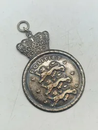 Originalt dansk politiskilt model 1928  - ww2