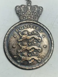 Originalt dansk politiskilt model 1928  - ww2