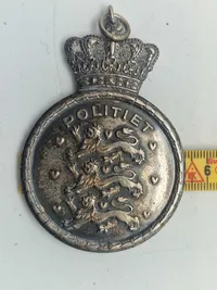 Originalt dansk politiskilt model 1928  - ww2