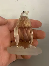 krystalglasfigur pingvin
