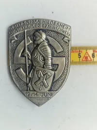 Originalt stort dagsmærke - 1936