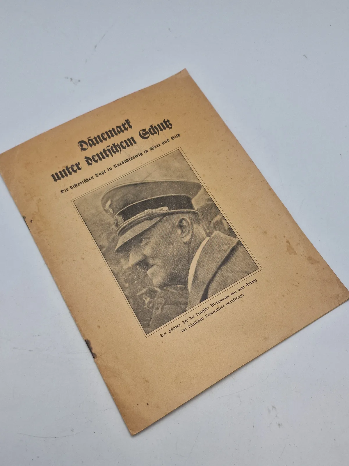 Originalt hæfte - “Dänemark unter Deutchen schuß”