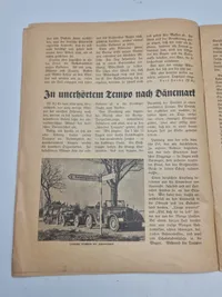 Originalt hæfte - “Dänemark unter Deutchen schuß”