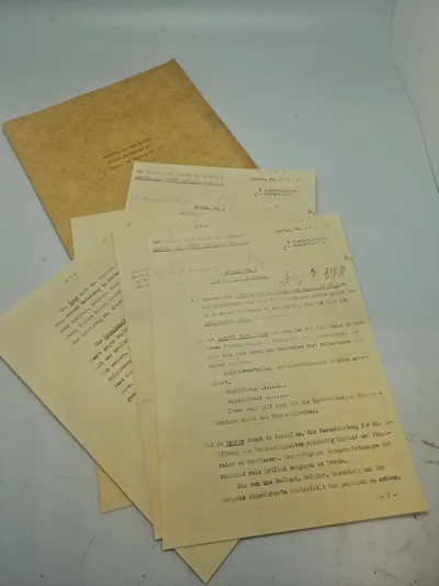 Genoptryk af Hitlers ordre om invasionen af Polen 1 september 1939