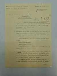Genoptryk af Hitlers ordre om invasionen af Polen 1 september 1939