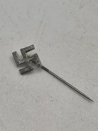 Original Dansk kvinde  sympatisør pin - ww2
