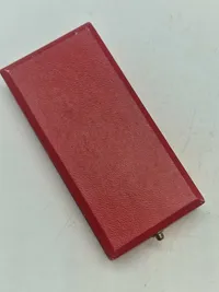 Original medalje for 40 års tro tjeneste i staten med æske
