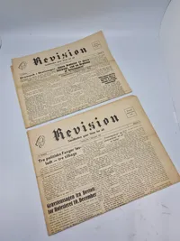 To stk originale eks. af “Revision”. Kendt for at støtte tidligere frikorps Danmark soldater