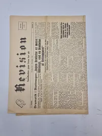 To stk originale eks. af “Revision”. Kendt for at støtte tidligere frikorps Danmark soldater