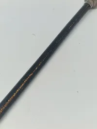 Original Engelsk Første verdenskrig, Swagger Stick med hoved af Sterlingsølv fra The Rifle Brigade (The Prince Consort's Own) sølvstemplet Birmingham 1917