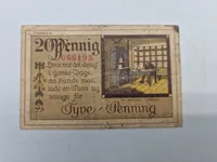 Original nødseddel -Tønder kommune