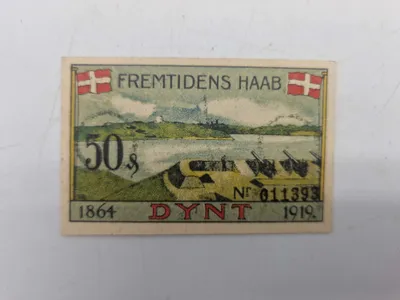 Original nød pengeseddel - Dynt